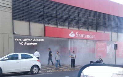 Explosão e fumaça em banco assustam marilienses Visão Notícias