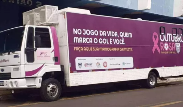 Marque esse Gol: MAC receberá carreta da mamografia neste sábado