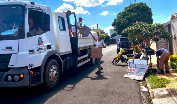 Mutirão contra a dengue: Marília recolhe três toneladas de materiais