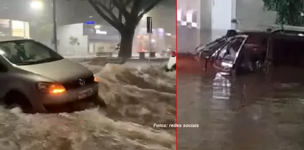 Temporal arrasta carros e causa estragos em Assis