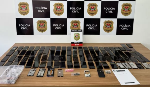 Policiais Civis de Marília e Pompeia participam de operação para recuperar celulares roubados