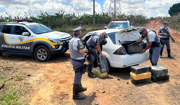 Rapaz é preso na SP-333 com mais de 350 quilos de droga