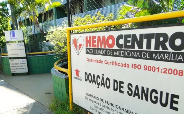 Quer doar sangue? aproveite neste domingo em Marília!