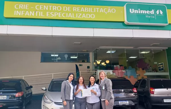 CRIE da Unimed Marília recebe selo Ouro em qualificação de serviços de saúde