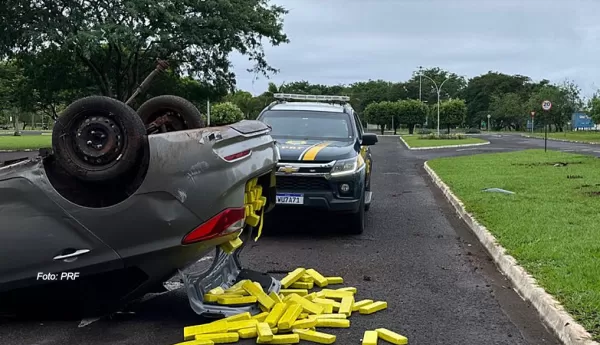 Traficante é perseguido pela PRF até no interior de faculdade e acaba preso