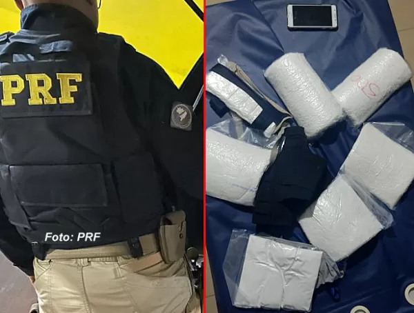 Nigeriano é contratado para transportar cocaína e acaba preso pela PRF