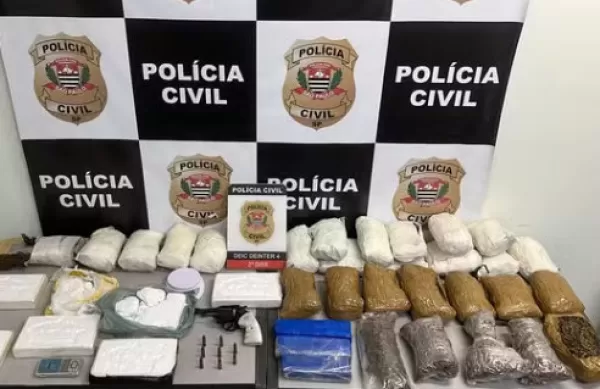 Pai e filho são presos em Marília com cerca de R$ 500 mil em drogas