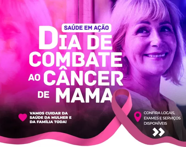 Marília realiza Dia de Combate ao Câncer de Mama neste sábado com atividades preventivas