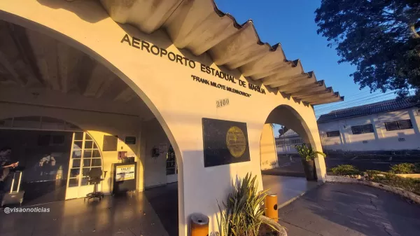 Rede VOA faz nova promessa de ampliação do terminal de embarque do aeroporto de Marília