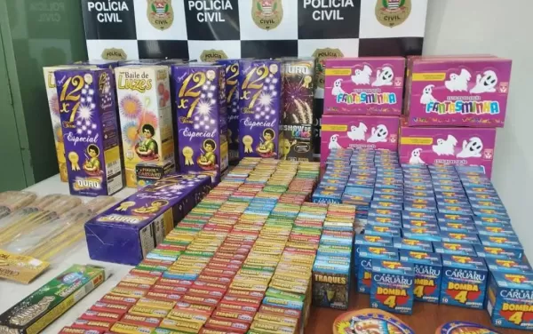 Polícia Civil faz operação contra a venda ilegal de fogos de artifício