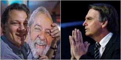 Ibope: Bolsonaro tem 41% dos votos válidos; Haddad, 25%; Ciro, 13%