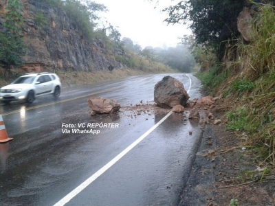 Chuva: deslizamentos e aumenta risco de acidentes