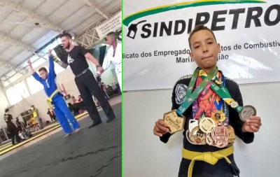 Atleta de Marília se destaca em circuito de jiu jitsu