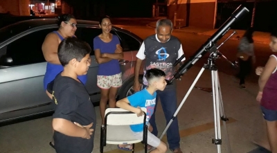 Cultura e Sastrom realizam exposição Astronômica na Biblioteca Municipal