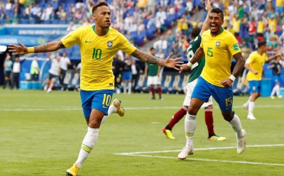 Brasil supera México (2 a 0) e está nas quartas