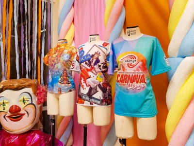 Exposição de camisetas carnavalescas começa na próxima segunda