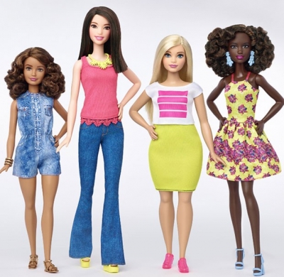 Barbie ganha novas formas, tons e cores 