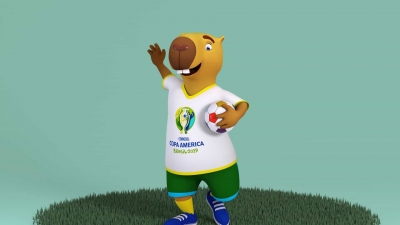 Capivara será mascote da Copa América; votação vai definir o nome