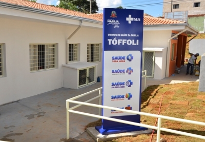 USF do Toffoli será inaugurada hoje