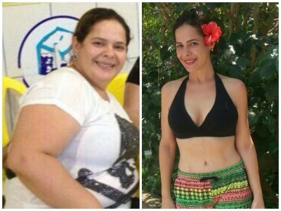 Mulher perde 48 kg e se sente outra pessoa