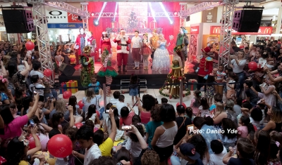 Papai Noel chegou para trazer mais alegria ao Marília Shopping