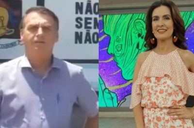 Fátima Bernardes é detonada por Jair Bolsonaro após enquete na TV