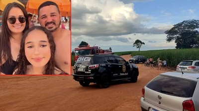 Casal e criança são encontrados mortos a tiros. Caso é mistério