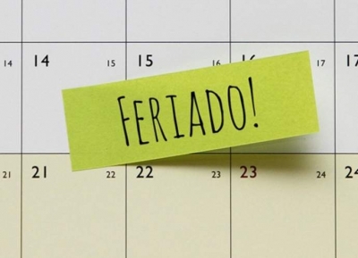 Número de feriados em dias úteis cresce em 2020