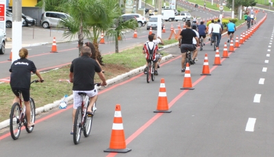 Ciclofaixa volta no próximo domingo