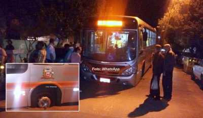 Ônibus cai em buraco e fere passageira. Codemar intensifica operação