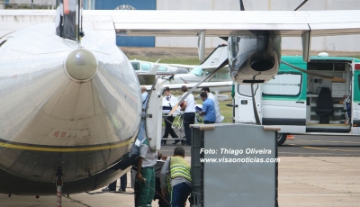 Transporte de paciente em jato mobiliza aeroporto em Marília