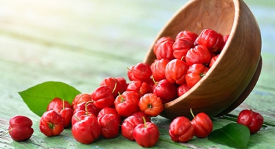 Outubro é época de acerola, fruta rica em vitamina C, que serve até para menopausa