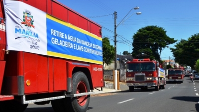 Marília realiza carreata contra a dengue 