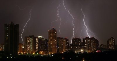 Tempestades de raio aumentam durante o verão