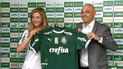 Palmeiras e Crefisa anunciam renovação que pode render R$ 410 milhões até 2021