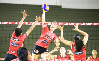 Sesi Vôlei Bauru enfrentará o Sesc Rio em Marília, na Copa Brasil