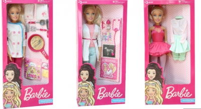 Boneca Barbie ganha novo tamanho inspirada em novas profissões