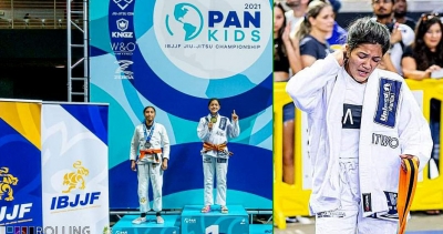 Atleta mariliense supera quarentena e adversários e conquista Pan de Jiu-Jítsu nos EUA