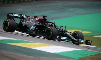 Hamilton é punido com 5 posições no grid de largada do GP Brasil