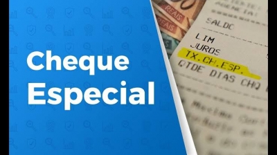 Cheque especial terá juros limitados a partir de segunda-feira