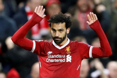 Salah faz primeiro treino coletivo com a seleção egípcia