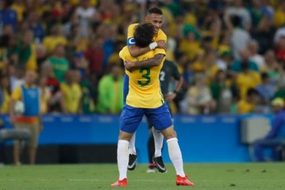 Brasil vence Alemanha e conquista primeiro ouro 