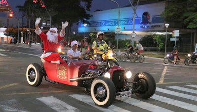 Carreata marca hoje encerramento do Natal Iluminado em Marília