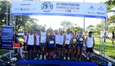 Festa marca retorno da Prova Pedestre Dermânio da Silva Lima em Marília