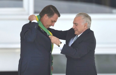 Veja os principais momentos da posse de Jair Bolsonaro