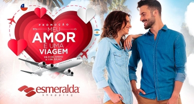 Esmeralda Shopping realiza promoção "Meu Amor É Uma Viagem"