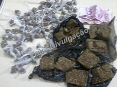 Polícia Militar apreende maconha na zona Sul