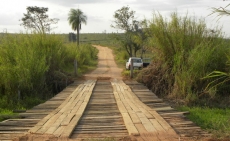 Ponte do Córrego do Quarenta        é recuperada