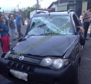 Acidente com ônibus            . Motorista suspeito de embriaguez