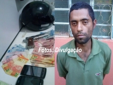 PM prende homem acusado de vários assaltos